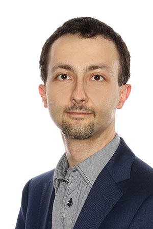 Portretowa fotografia dr hab. Michała Czerenkiewicza
